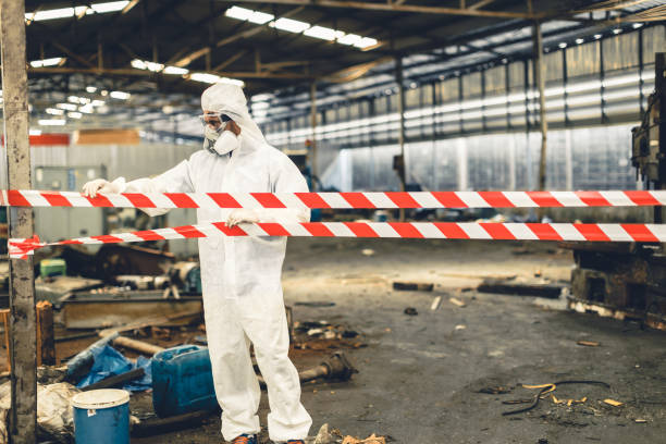 Professional Crime Scene Cleanup technician working in Truckee, CA